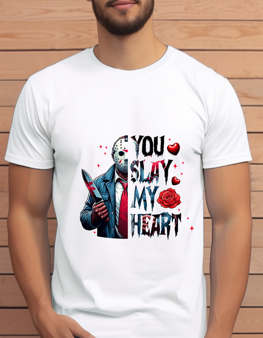 Jason heart Valentine's Day T-Shirt Men/Women