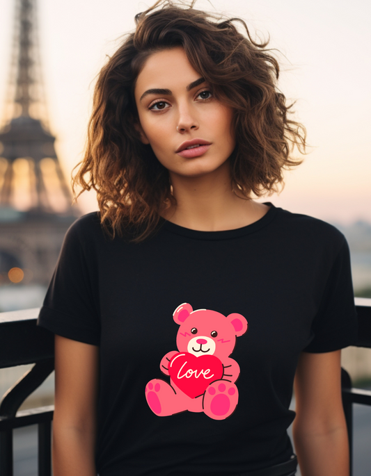 Bear Love Valentine's Day T-Shirt Men/Women