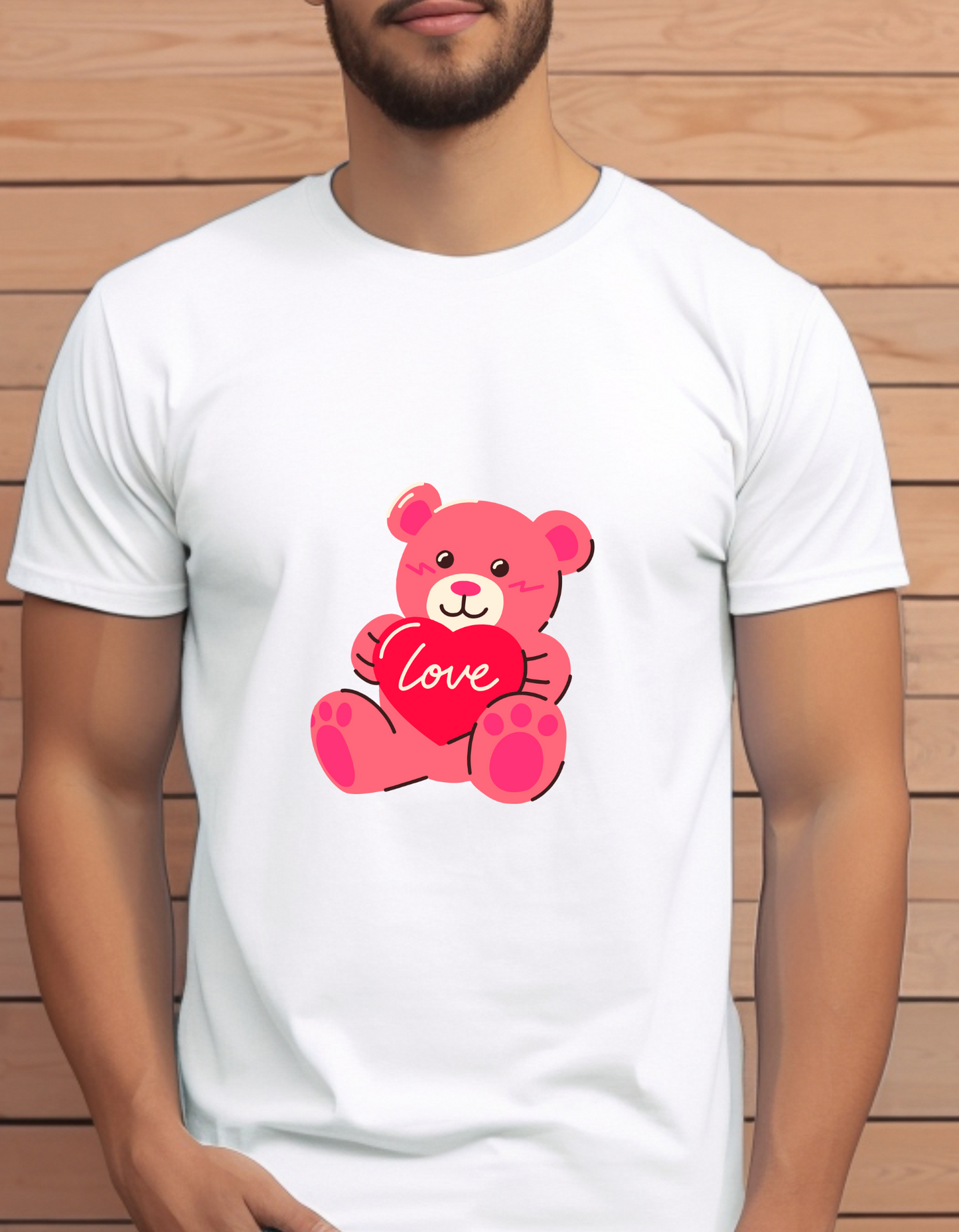Bear Love Valentine's Day T-Shirt Men/Women