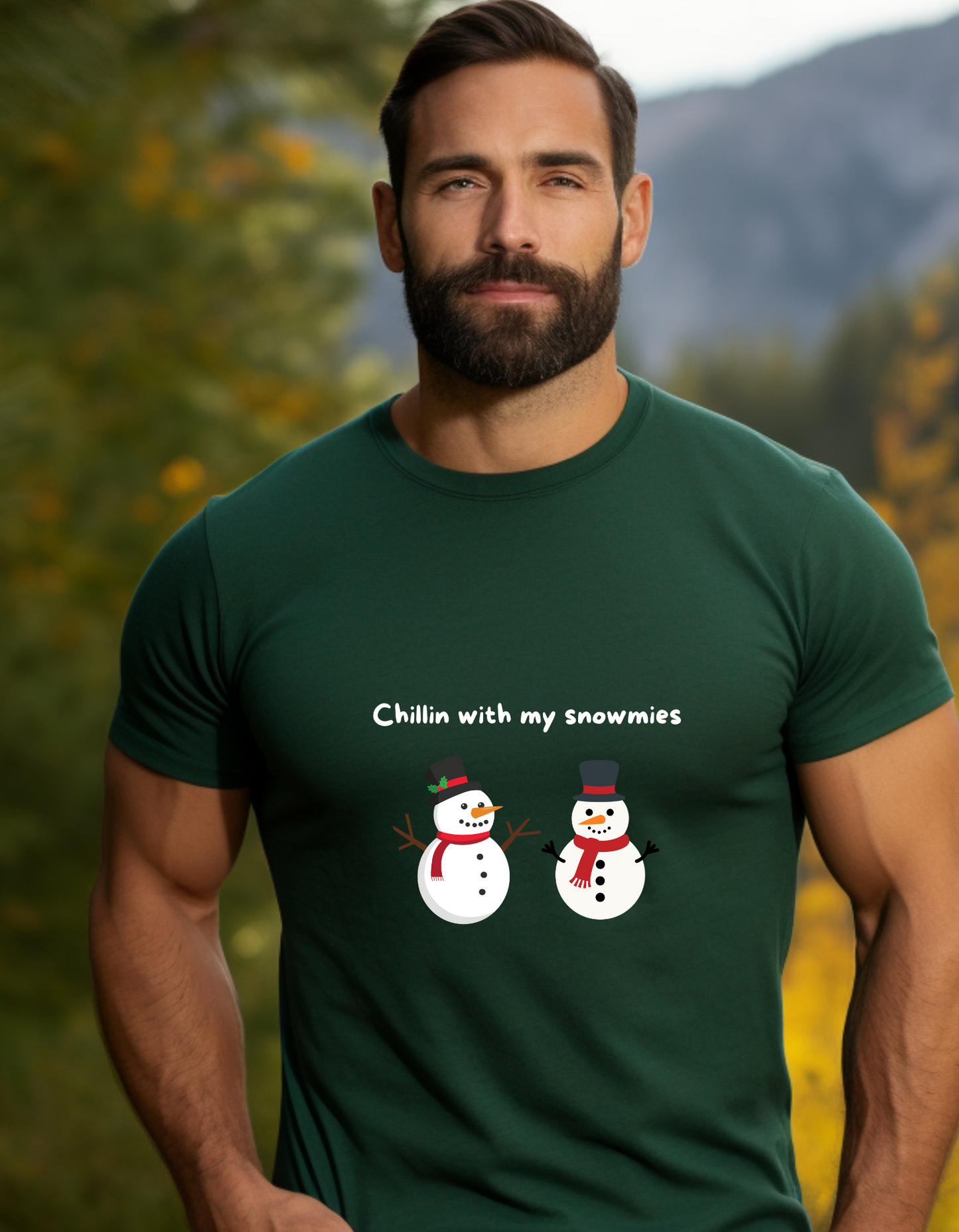 Chilling with my snomies Christmas T-Shirt Men/Women