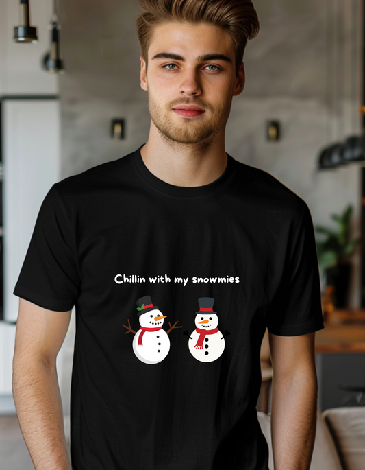 Chilling with my snomies Christmas T-Shirt Men/Women