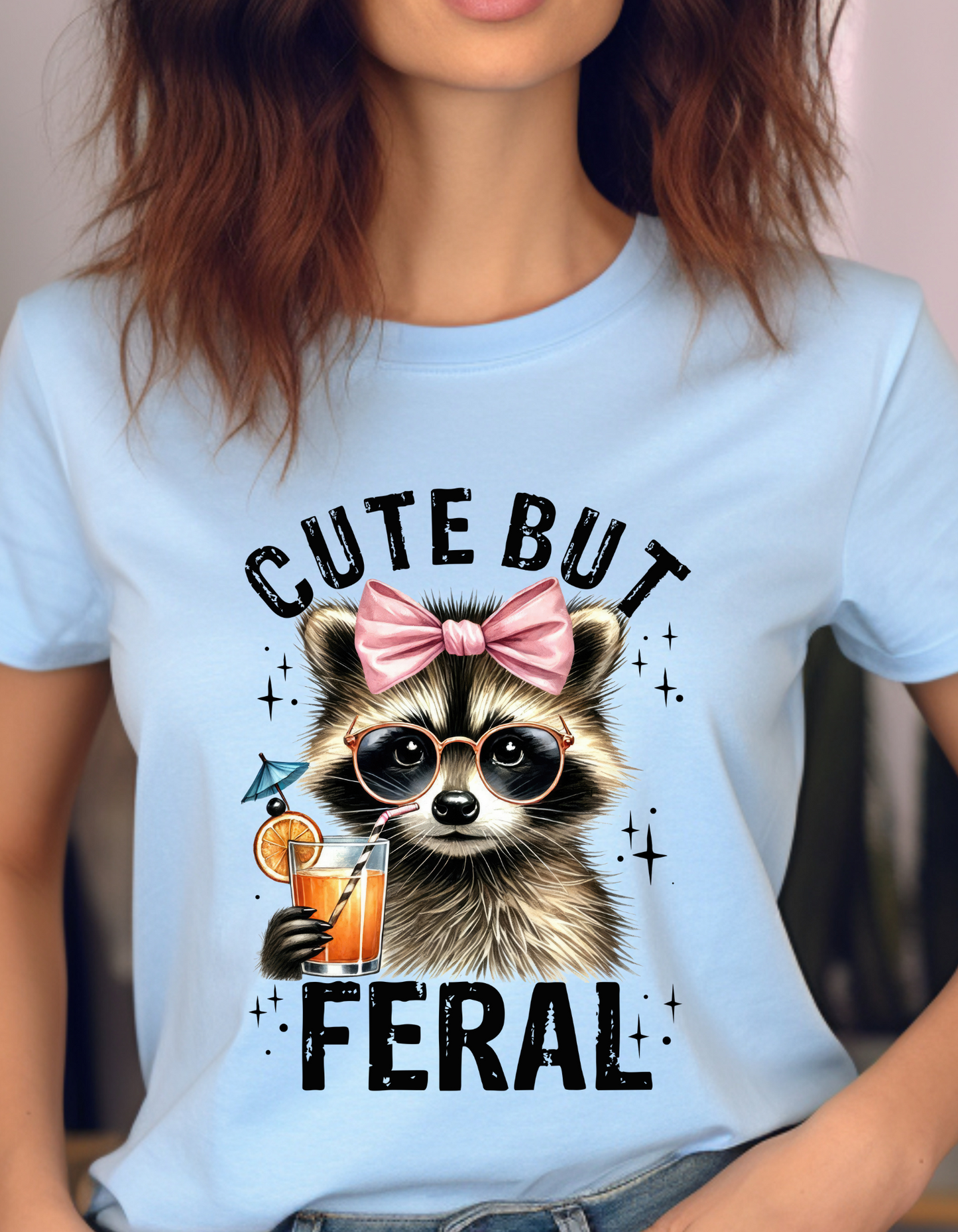 Cute but Feral Funny T-Shirt