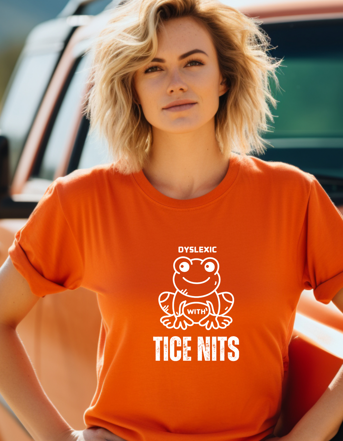 Dyslexic with tice nits T-Shirt