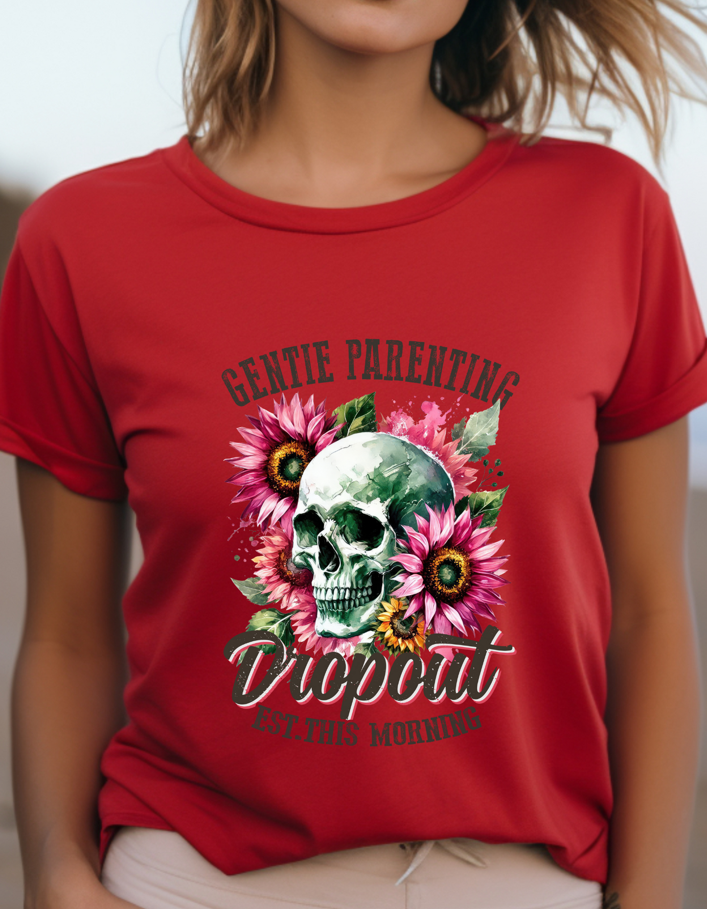 Gentie Parenting Dropout Funny T-Shirt Men/Women