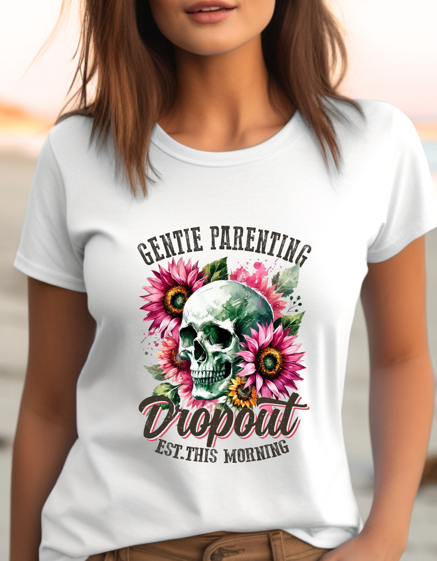 Gentie Parenting Dropout Funny T-Shirt Men/Women