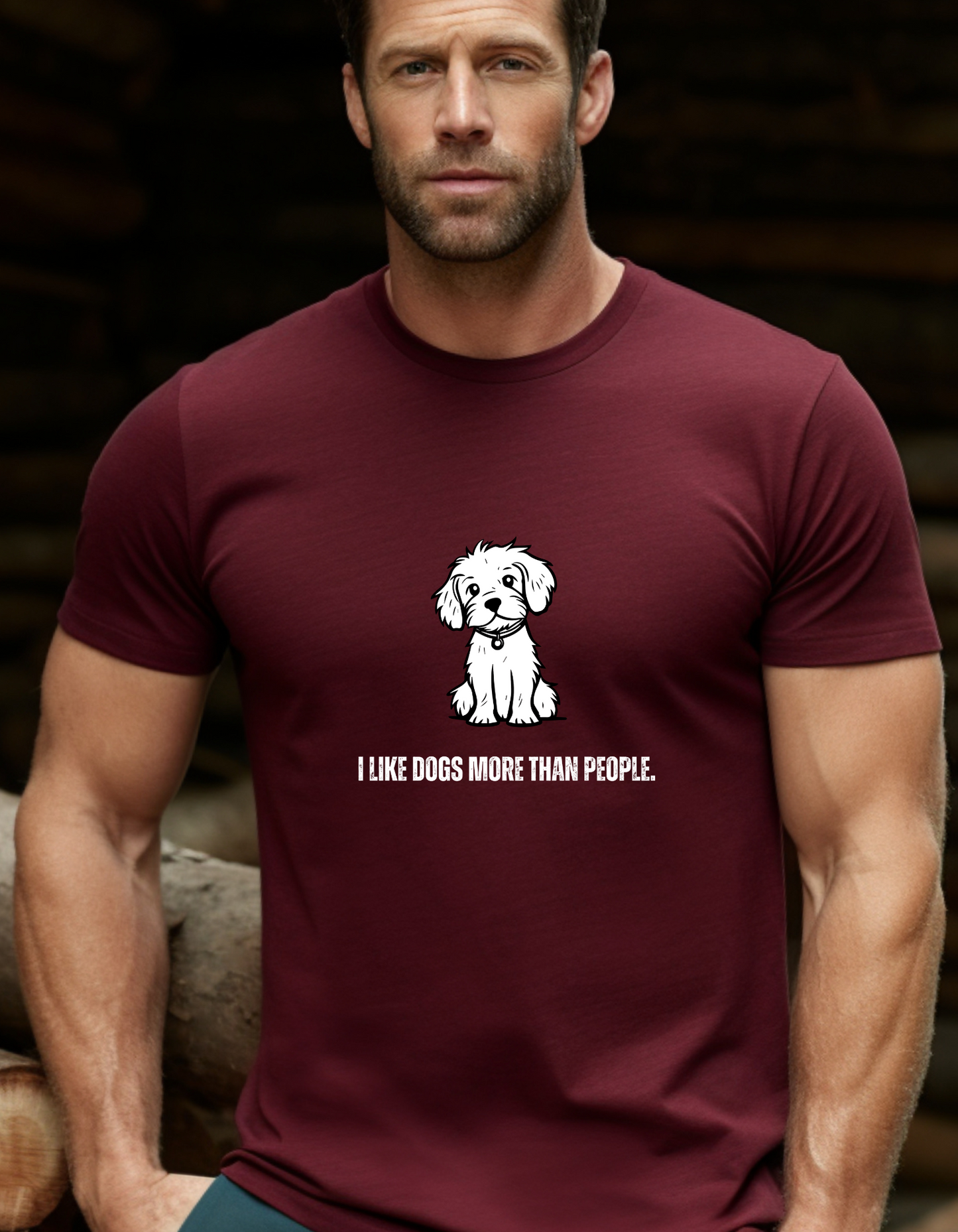 I Like Dogs More Than People T-Shirt Men/Women