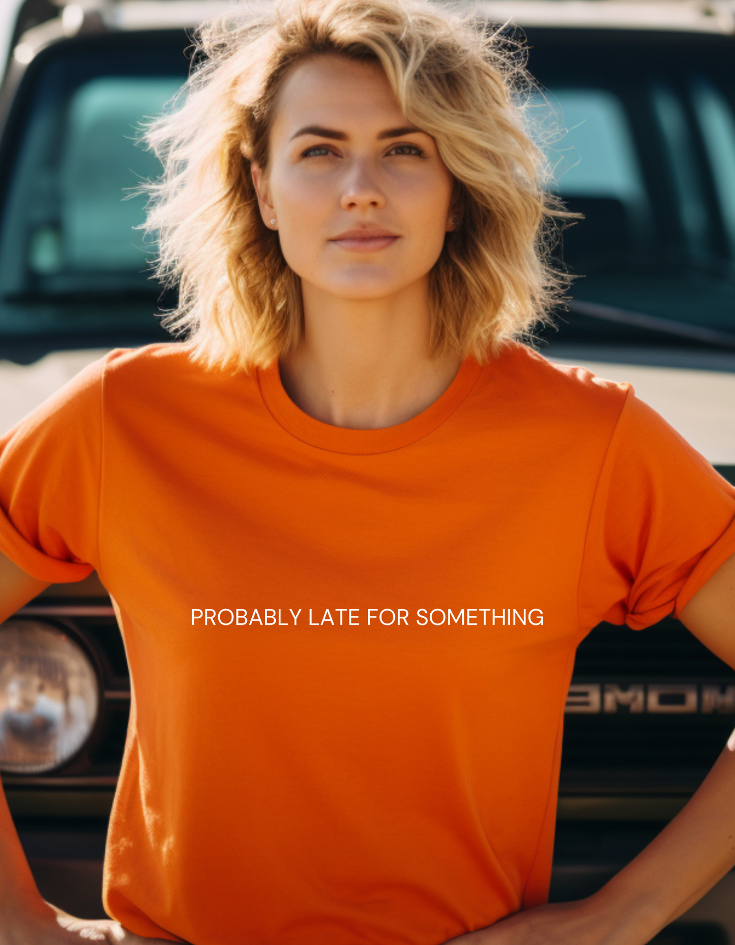 Probably late for something T-Shirt Men/Women