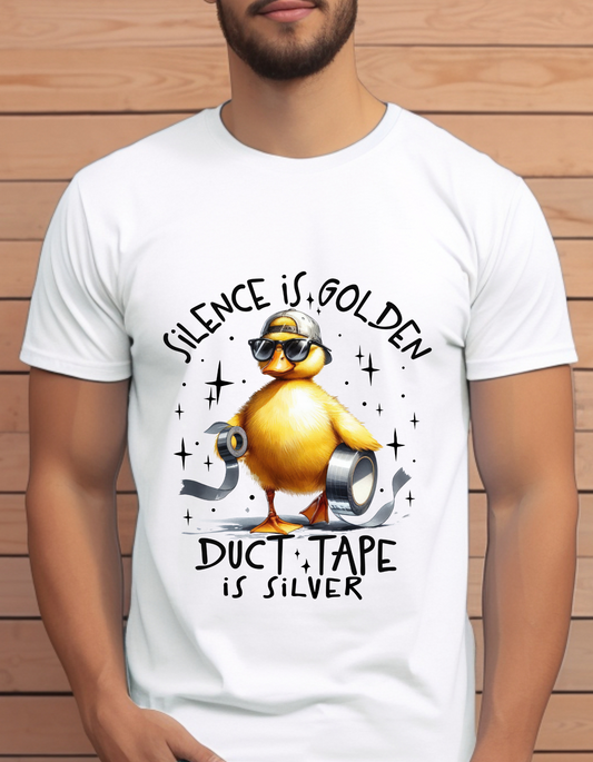 Silence is golden funny T-Shirt Men/Women