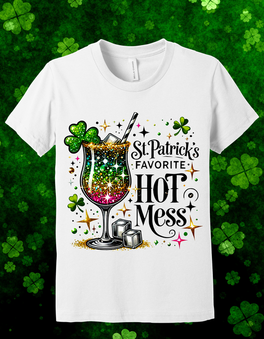 St Patrick's Day Favorite Hor Mess T-Shirt Men/Women