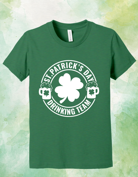 St Patrick's Day drinking team T-Shirt Men/Women