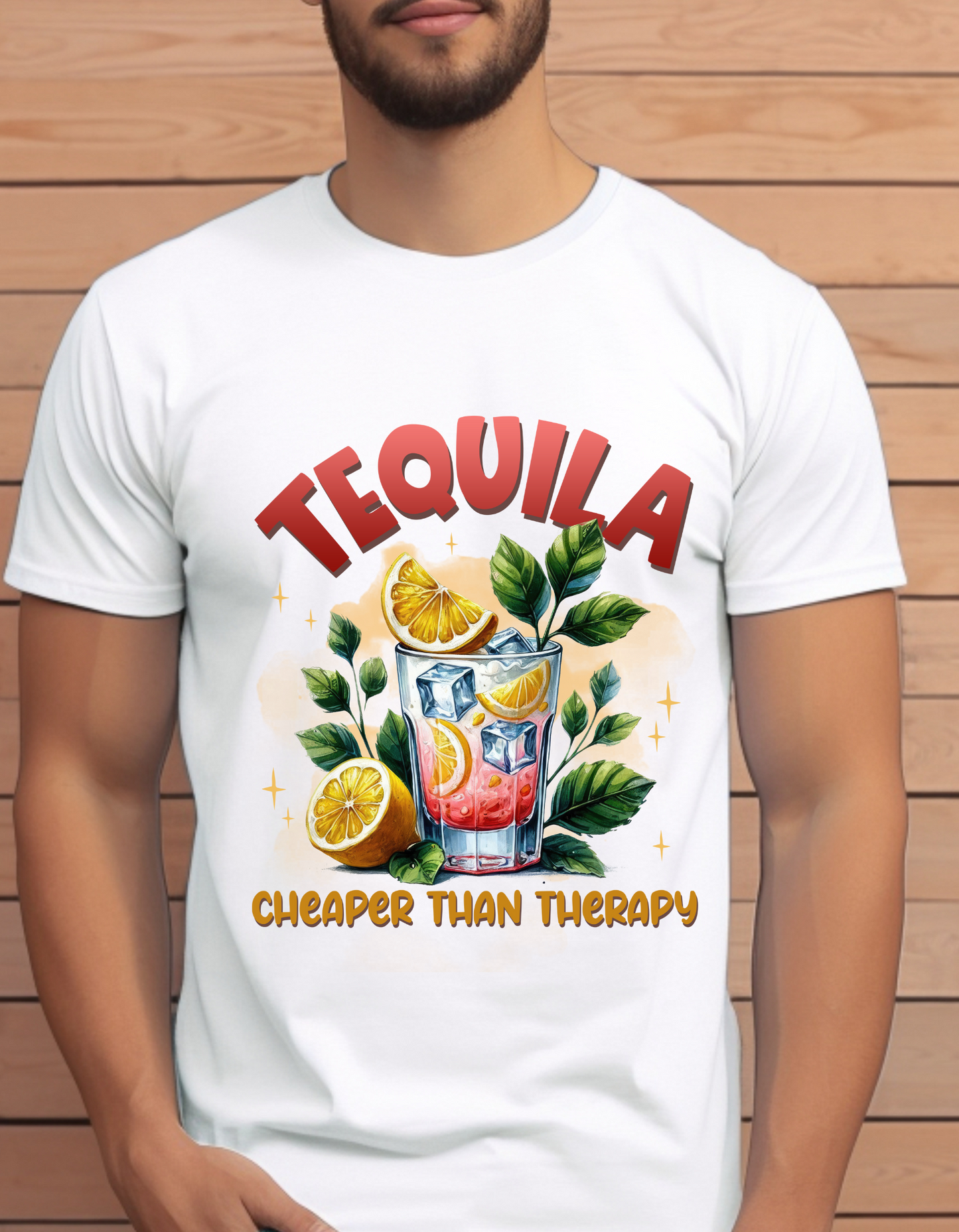 Tequila cheaper than therapy Funny T-Shirt Men/Women