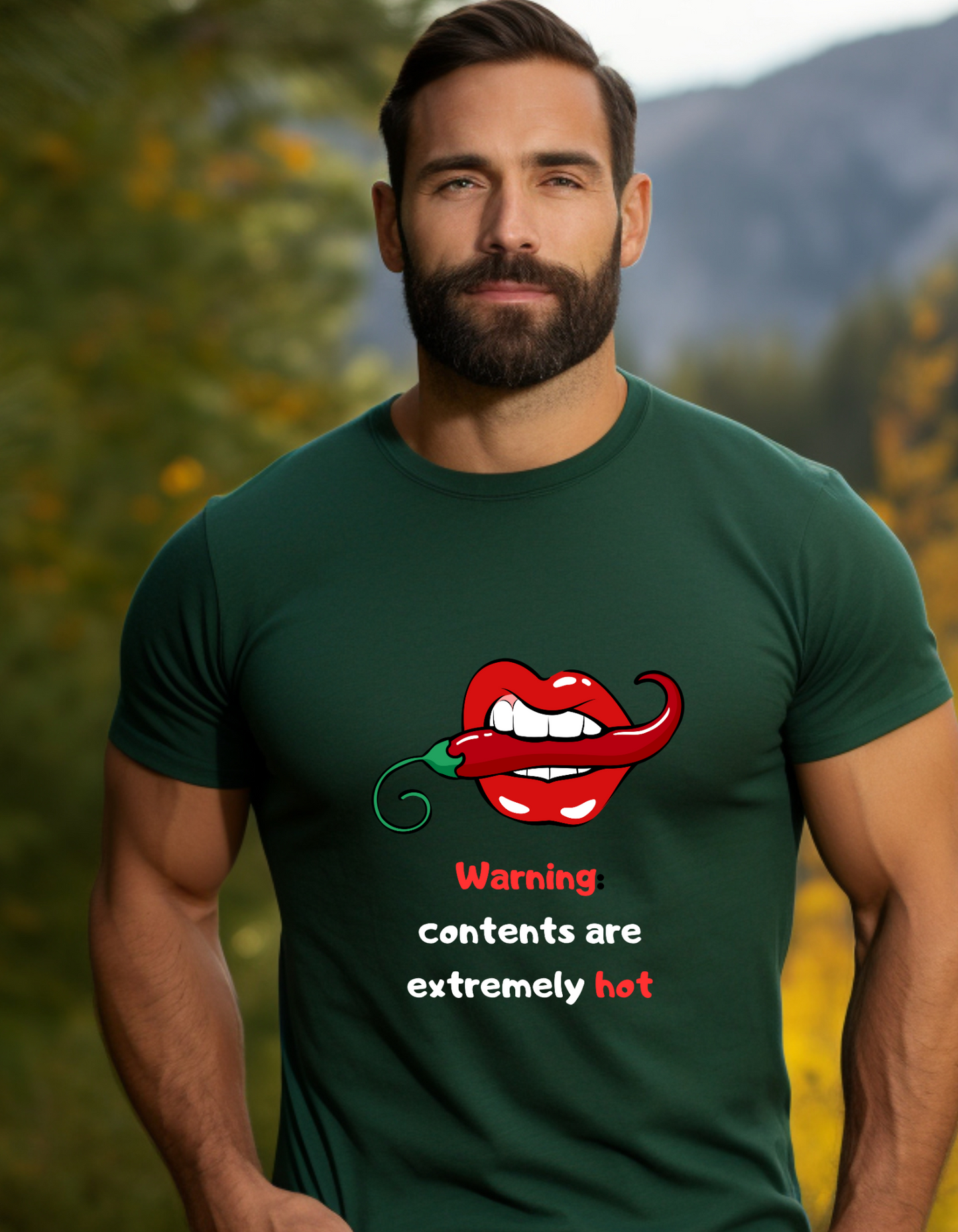 Warning, Contents Are Extremely Hot T-Shirt Men/Women