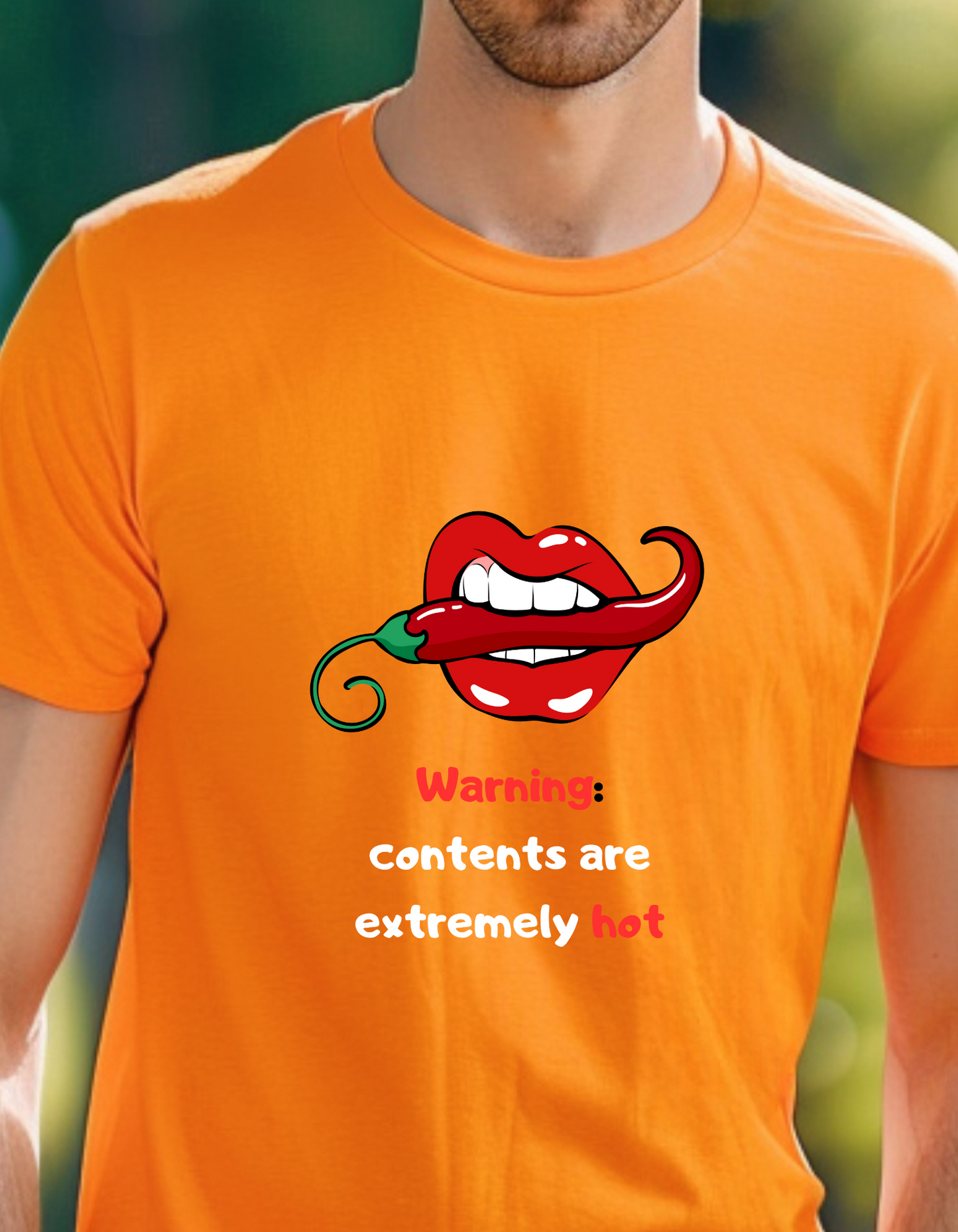 Warning, Contents Are Extremely Hot T-Shirt Men/Women