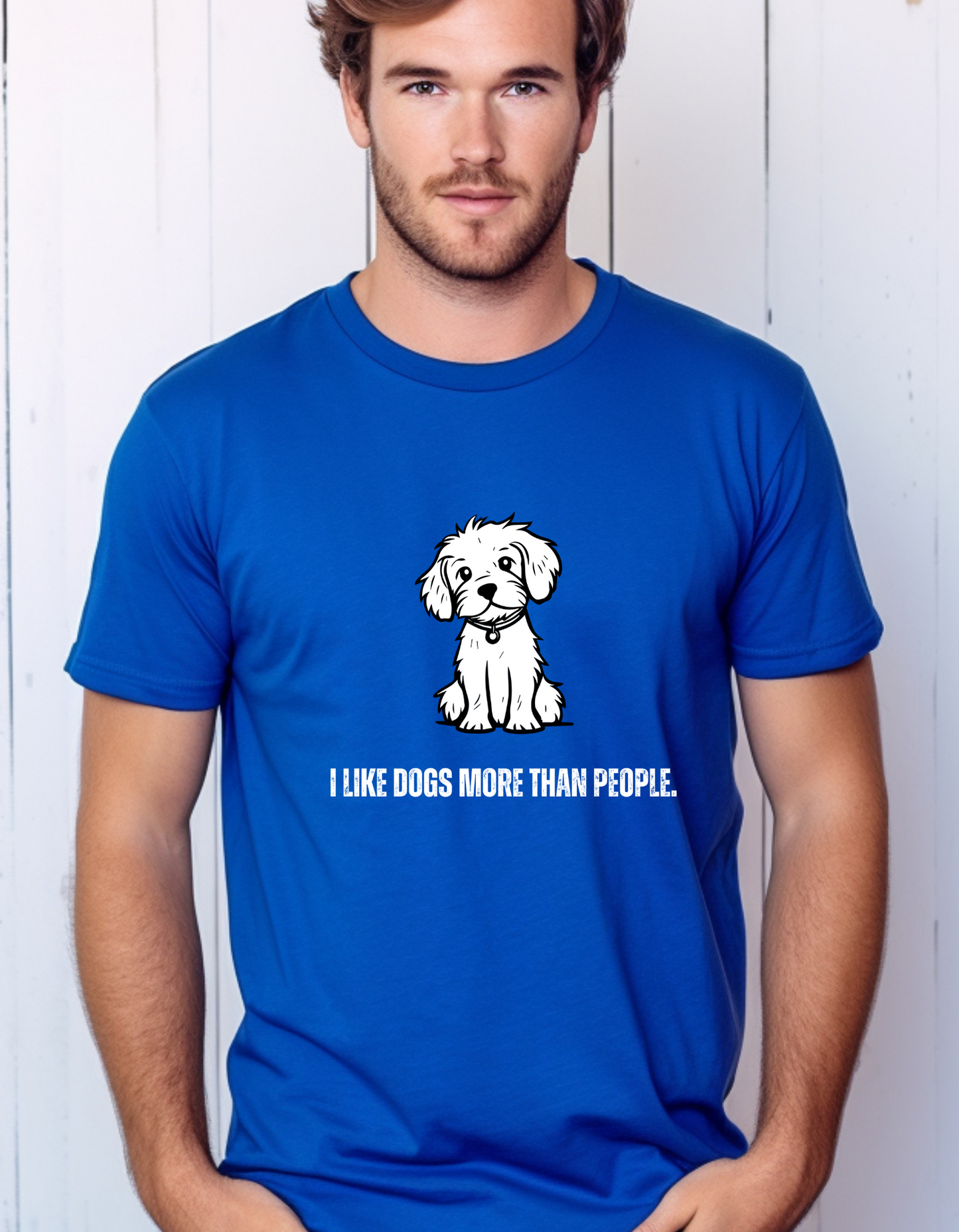 I Like Dogs More Than People T-Shirt Men/Women