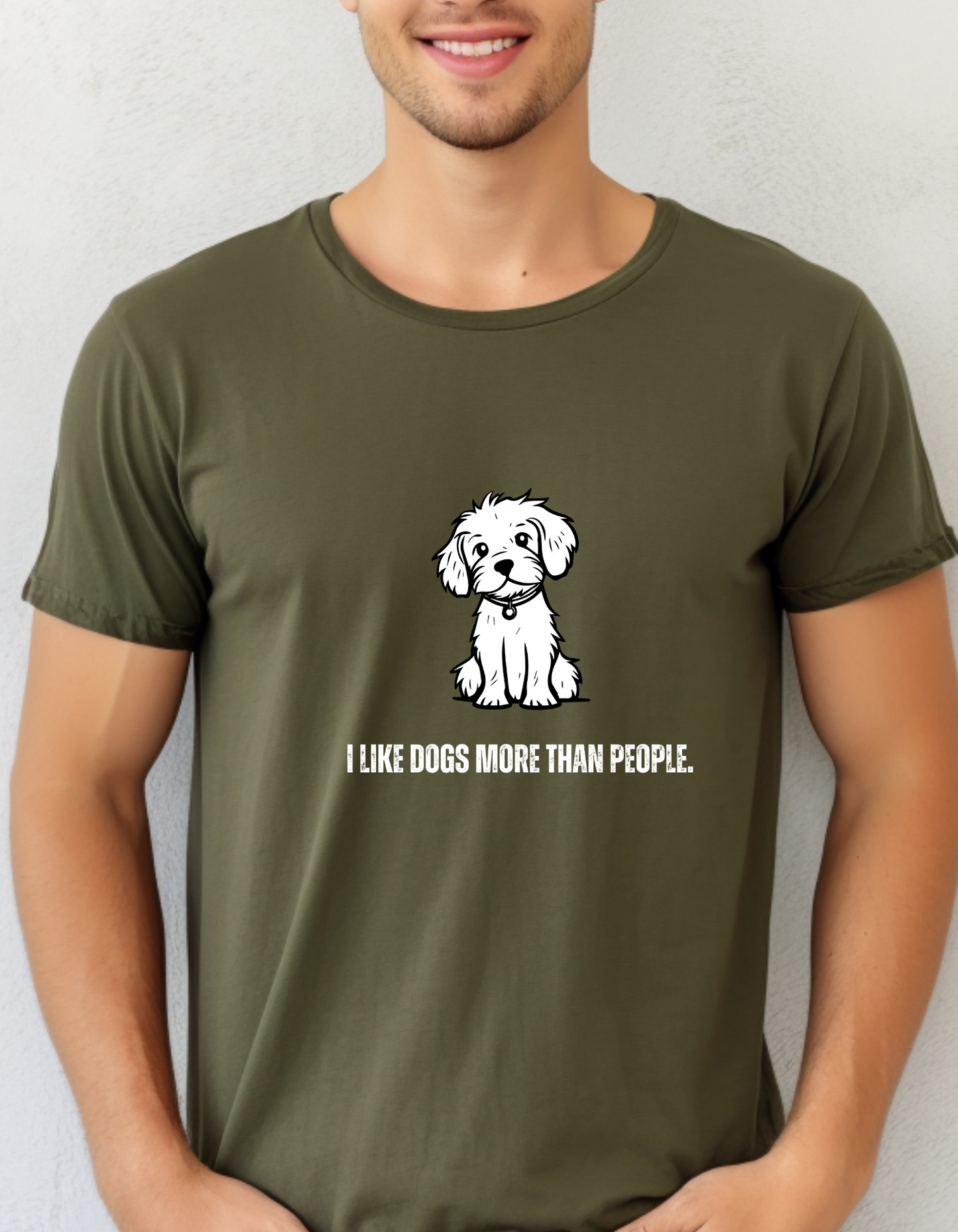 I Like Dogs More Than People T-Shirt Men/Women