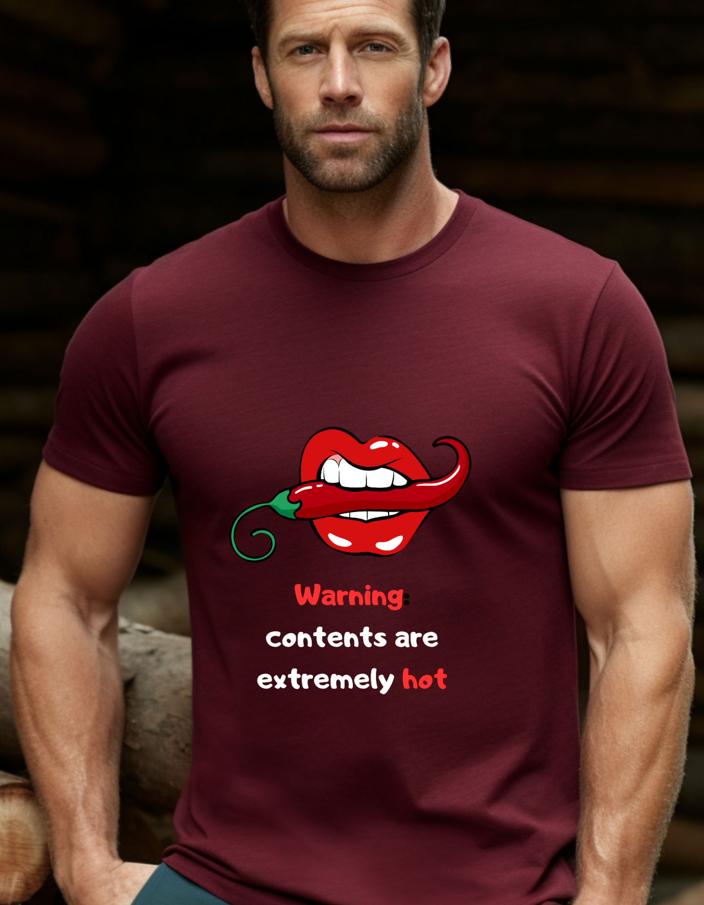 Warning, Contents Are Extremely Hot T-Shirt Men/Women